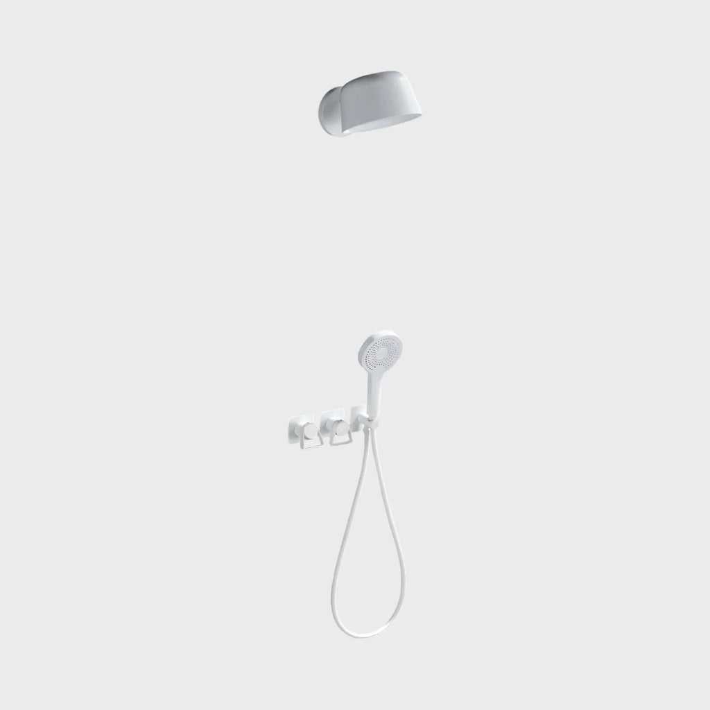 Mitigeur de Douche mural blanc