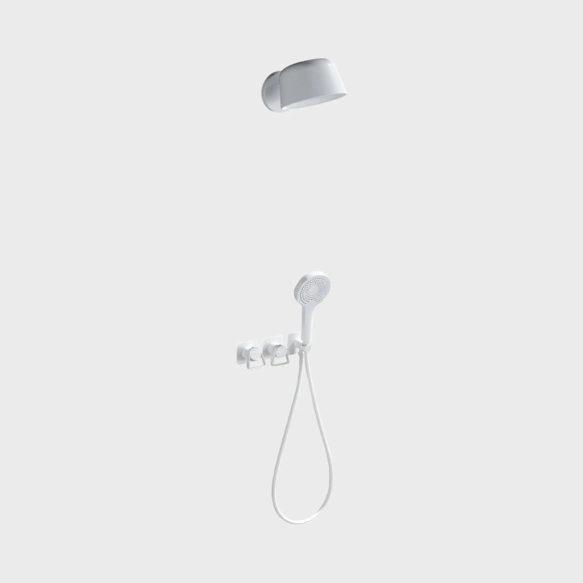 Mitigeur de Douche mural blanc