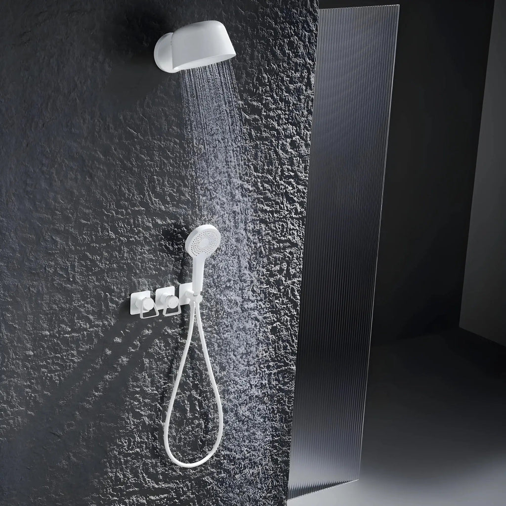 Mitigeur de Douche mural blanc