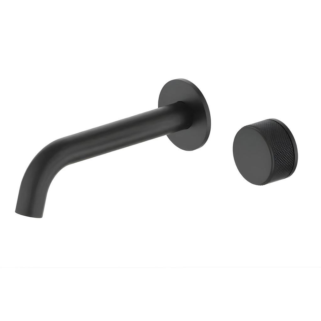 Cinabro Robinet de Lavabo Mural Moleté Compact, 5 Finitions
