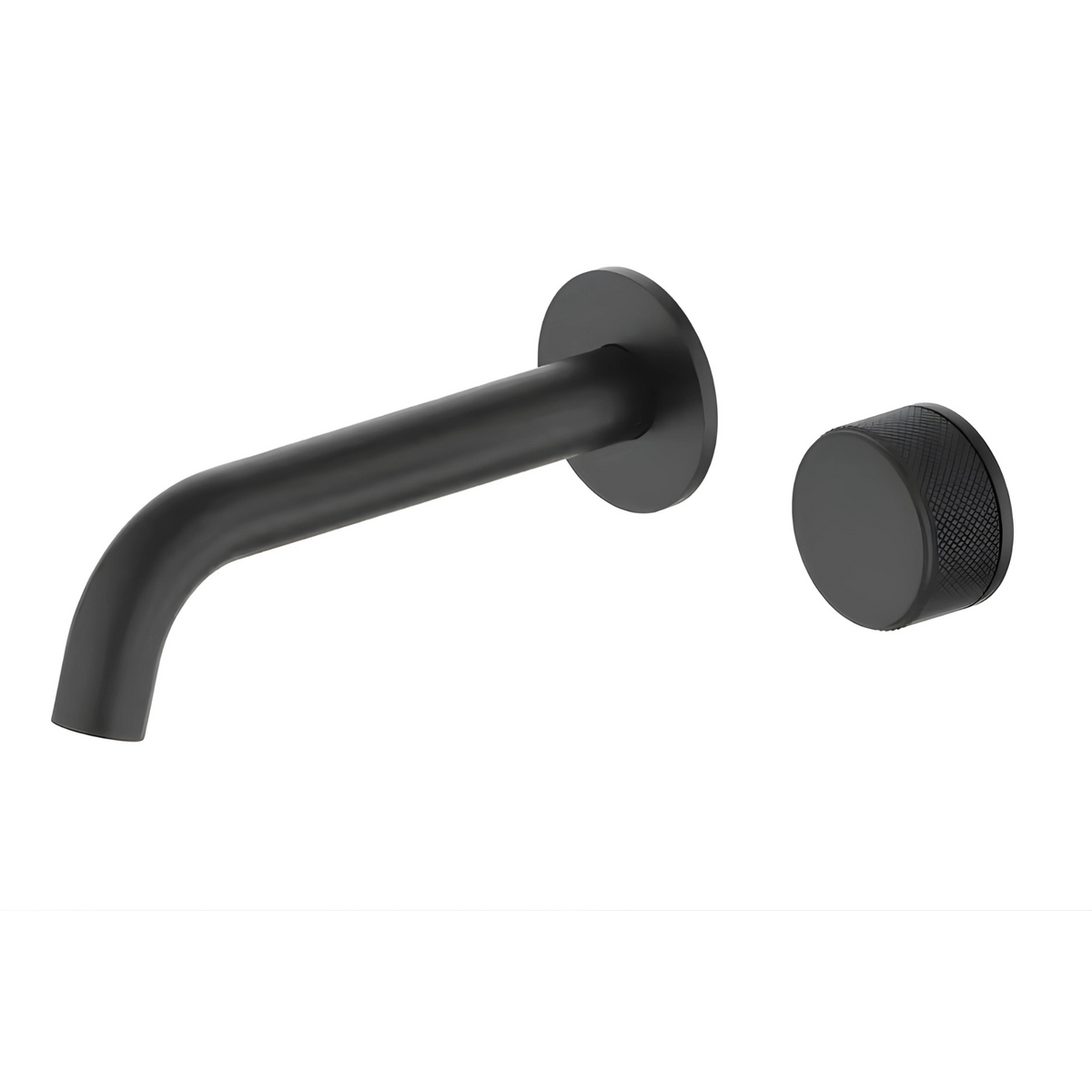 Cinabro Robinet de Lavabo Mural Moleté Compact, 5 Finitions