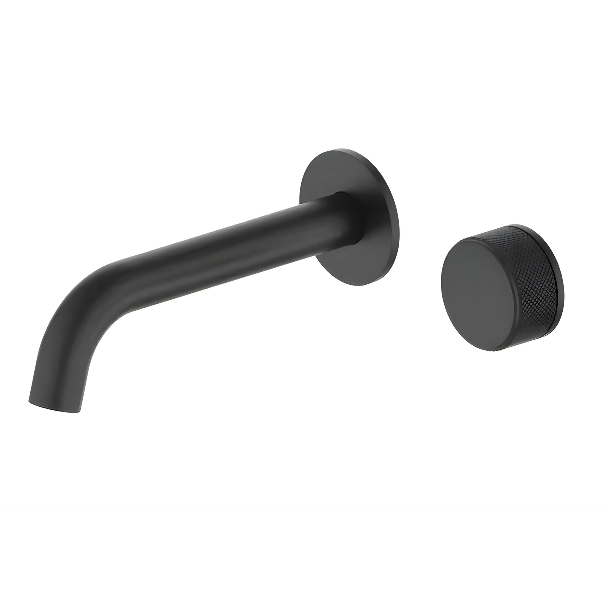 Cinabro Robinet de Lavabo Mural Moleté Compact, 5 Finitions