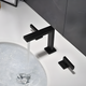 Ossidiana Mitigeur de Lavabo Trois Trous, Laiton Massif, 6 Finitions