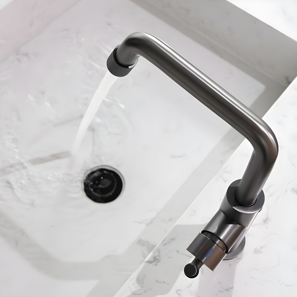 Stibnite Mitigeur de Lavabo Artisanal, 7 Finitions