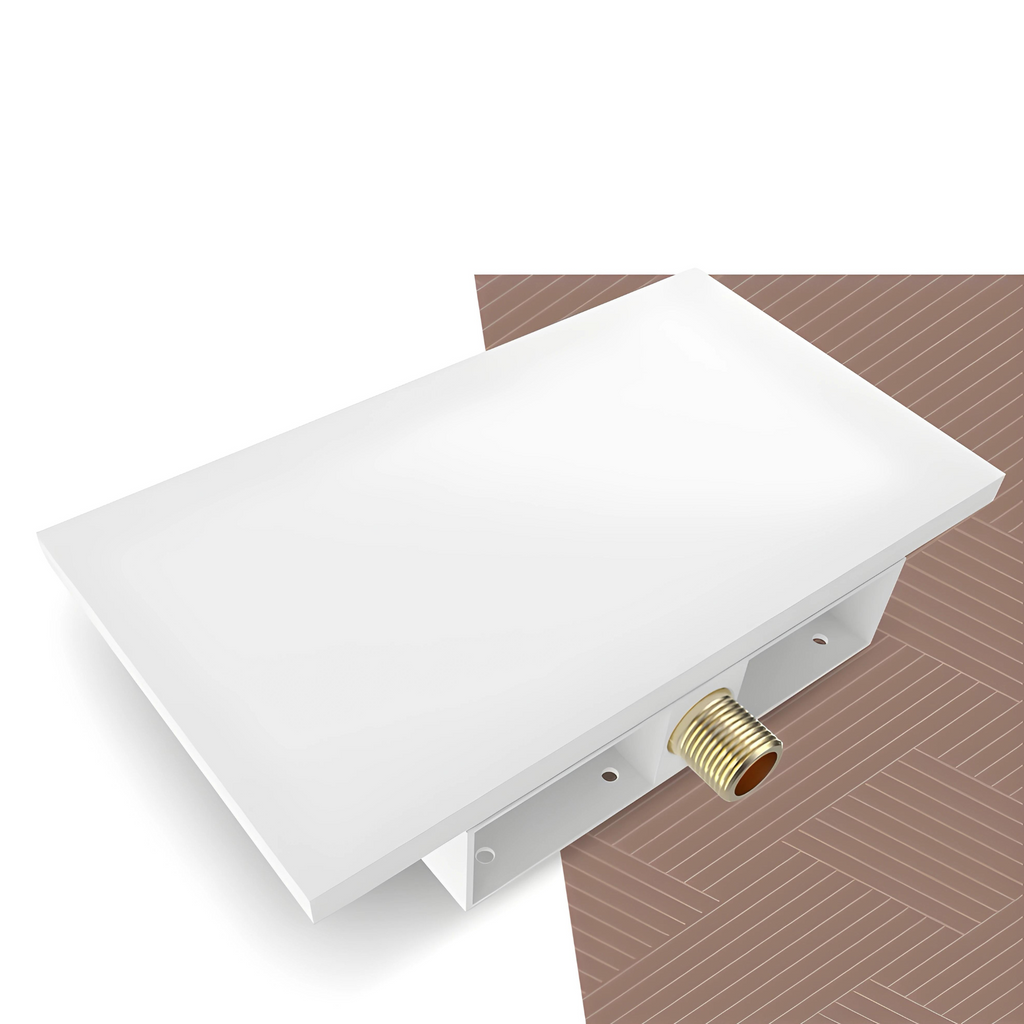 Cinabro Robinet de Lavabo Mural Moleté Compact, 5 Finitions