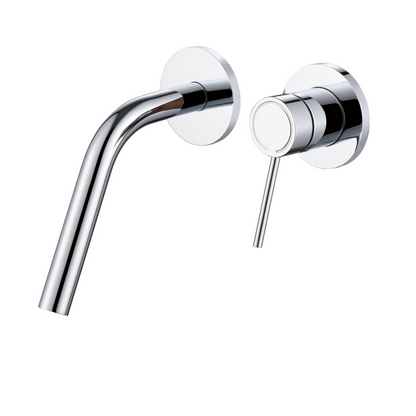 Galena Robinet de Lavabo Mural Moleté, 5 Finitions