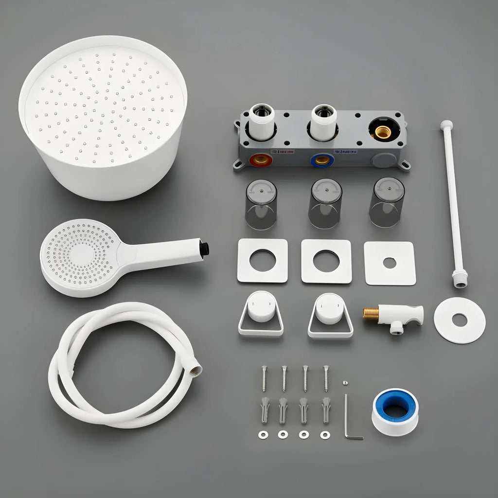 Mitigeur de Douche plafond blanc