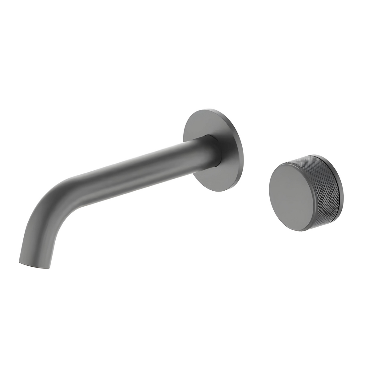 Cinabro Robinet de Lavabo Mural Moleté Compact, 5 Finitions