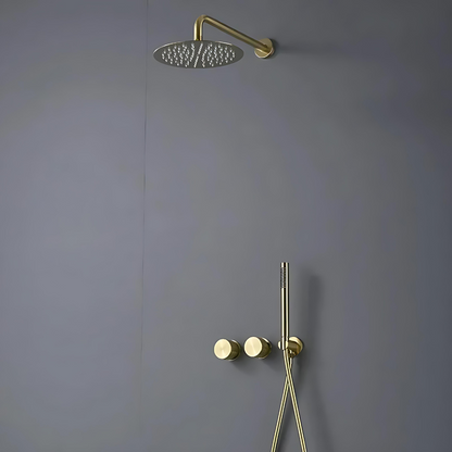 Colonne de douche murale ou plafond laiton massif