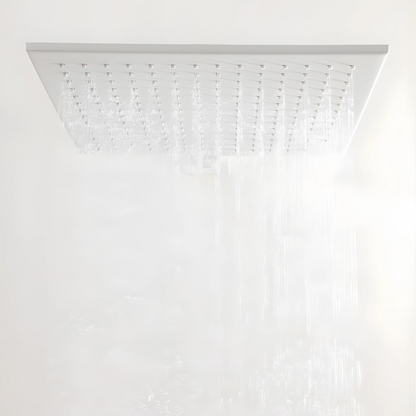 Colonne de douche encastrée plafond texture moletée