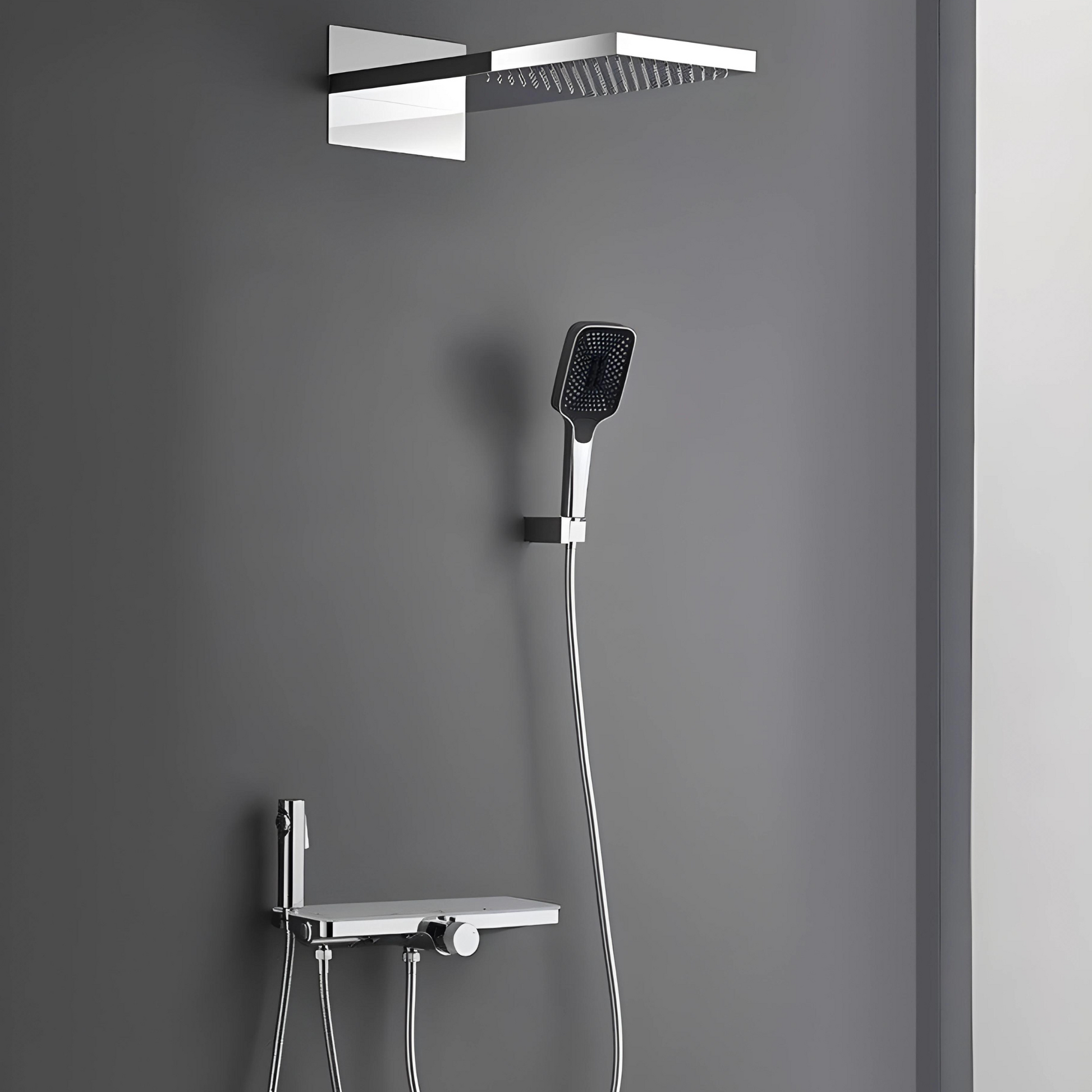 Colonne de douche avec bidet intégré