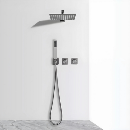 Colonne de douche panneau intégré ou séparé moletée