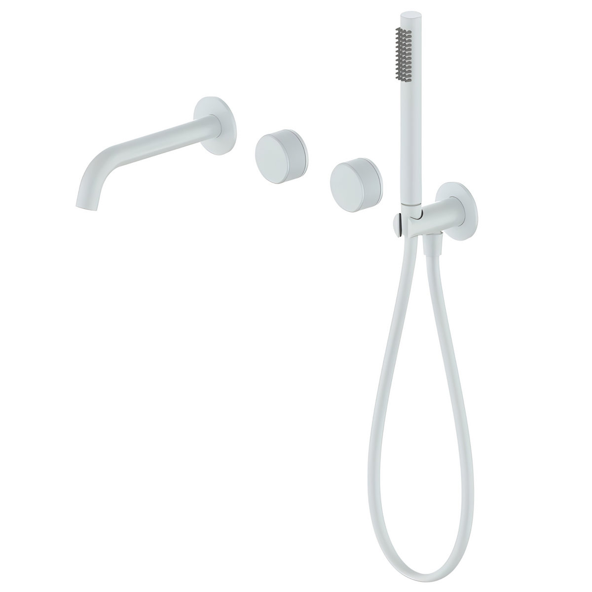 Robinet de baignoire encastré texture moletée