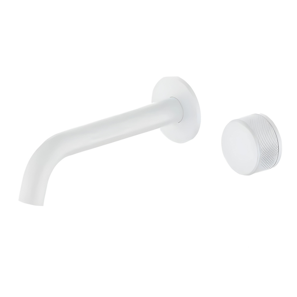Cinabro Robinet de Lavabo Mural Moleté Compact, 5 Finitions