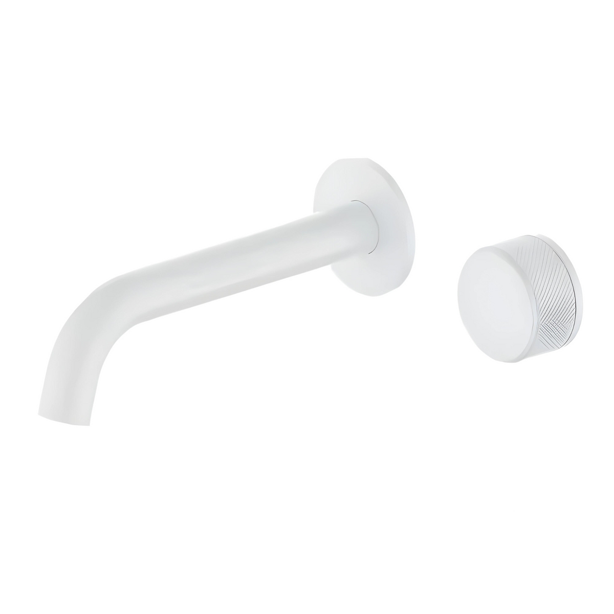 Cinabro Robinet de Lavabo Mural Moleté Compact, 5 Finitions