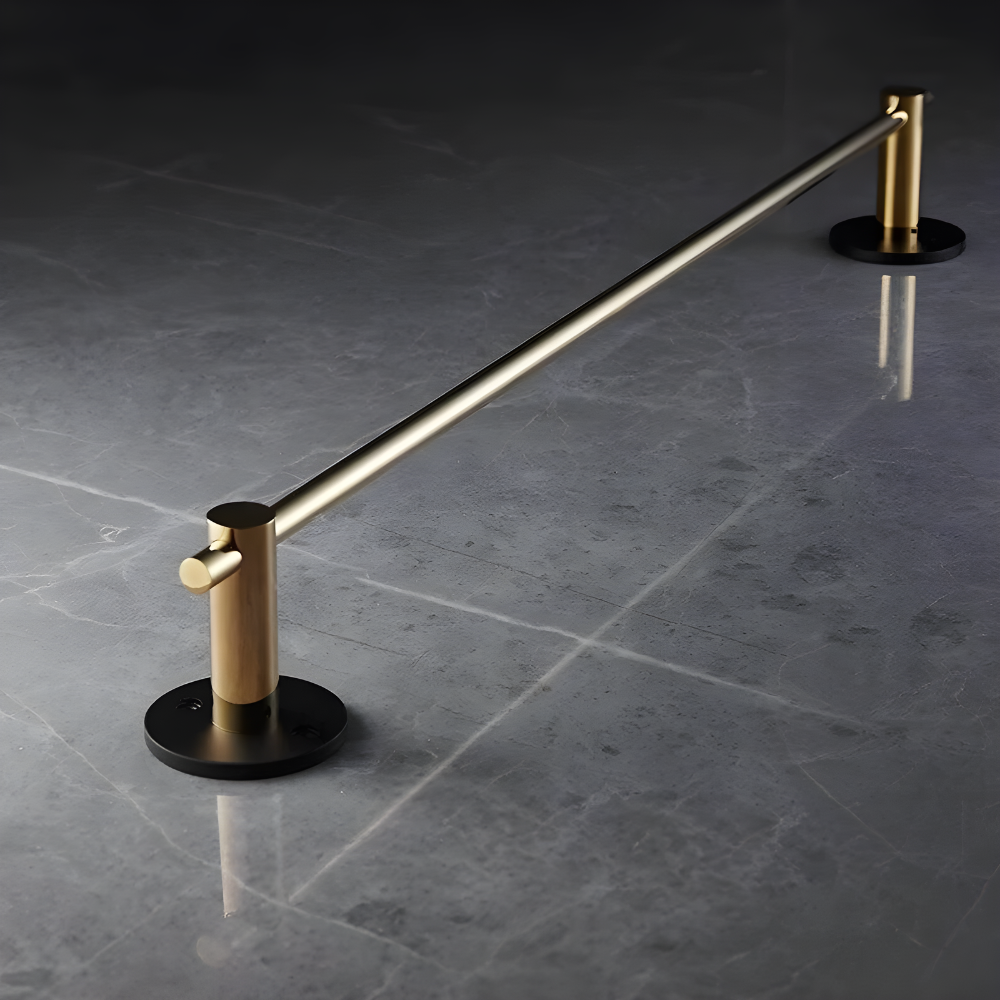 Barre de serviette ajustable en laiton