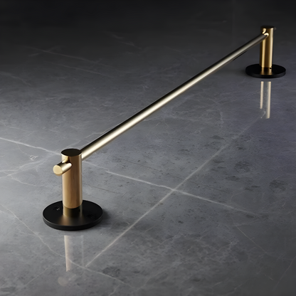 Barre de serviette ajustable en laiton