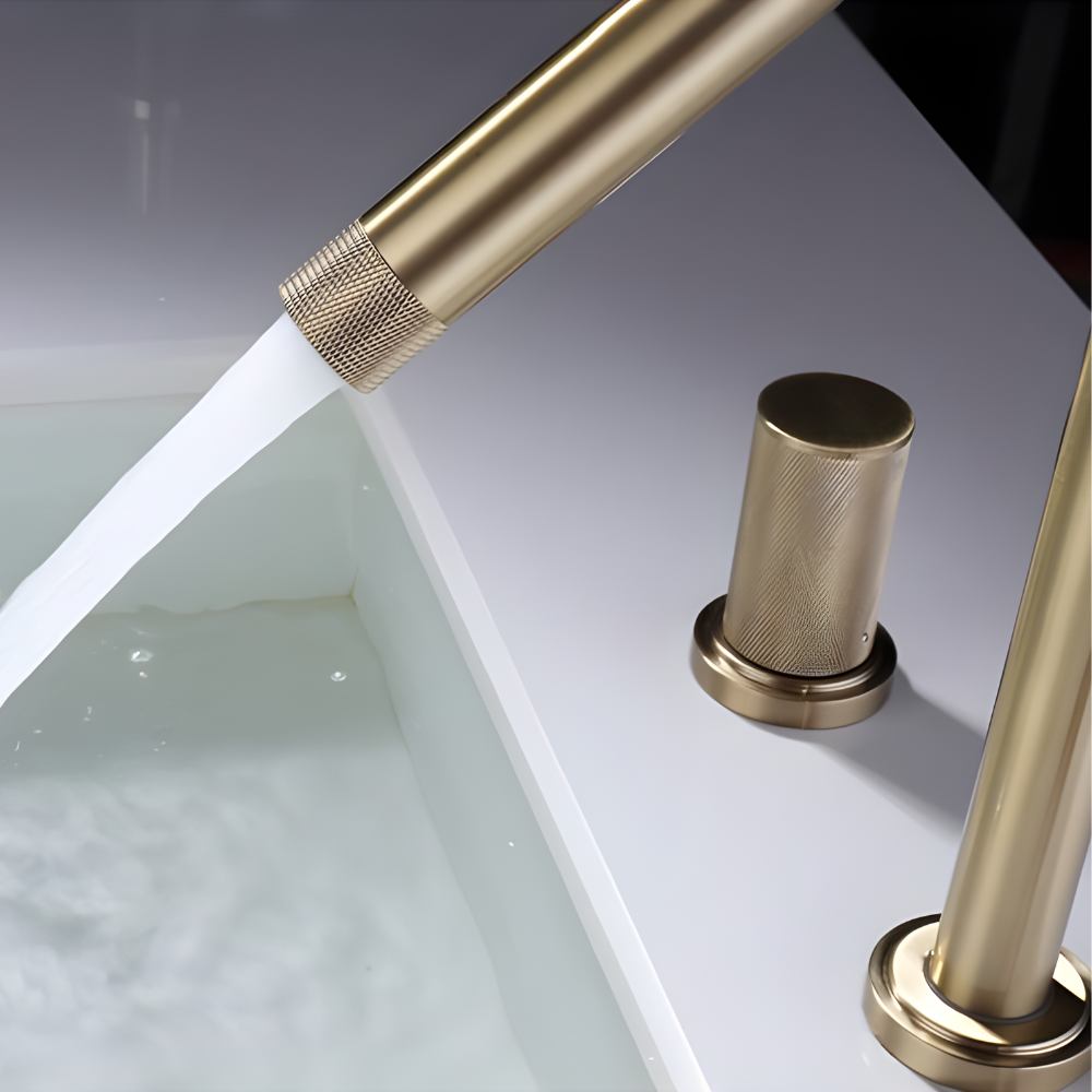 Pirite Mitigeur de Lavabo Moleté, Design Industriel