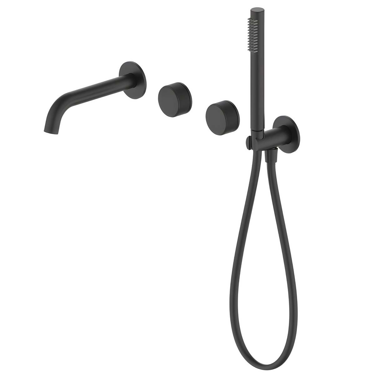 Robinet de baignoire encastré texture moletée
