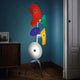 Valentina Lampadaire Design Géométrique Coloré, Métal/Résine, Salon - Neutralighting