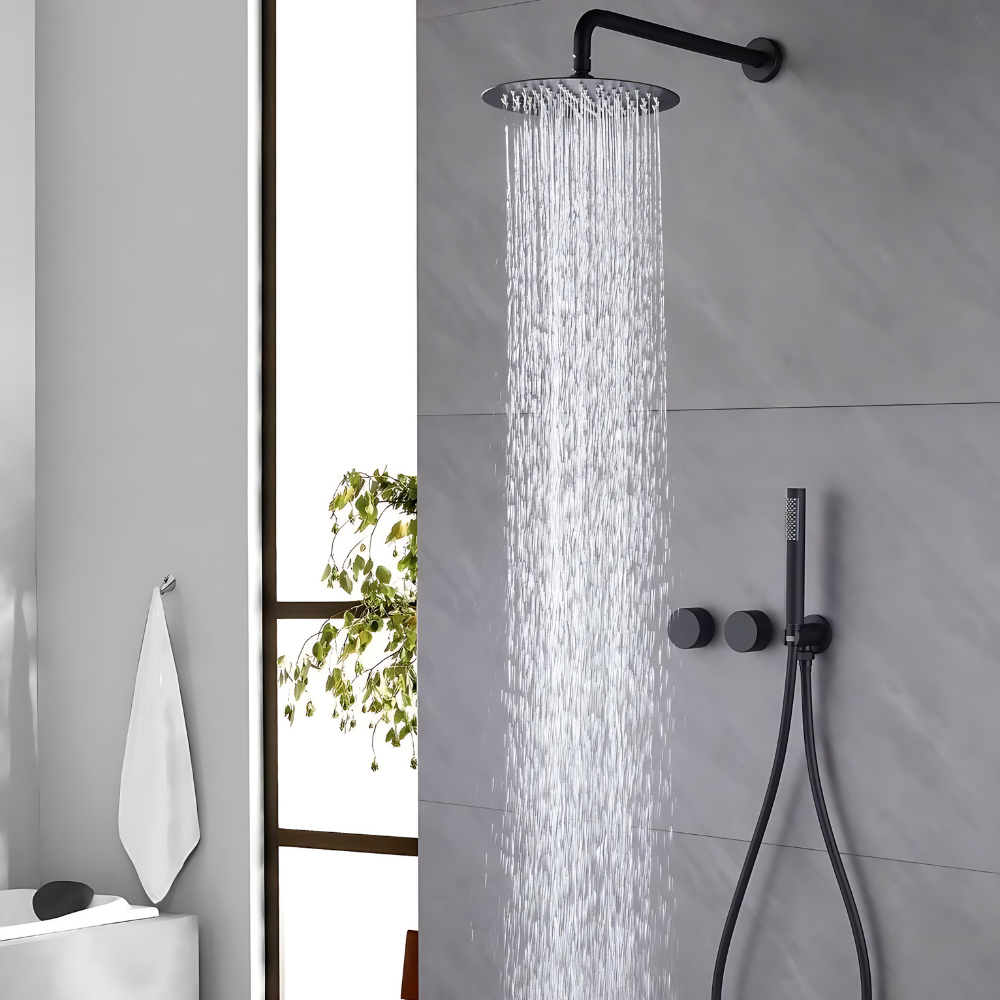 Colonne de douche murale ou plafond laiton massif