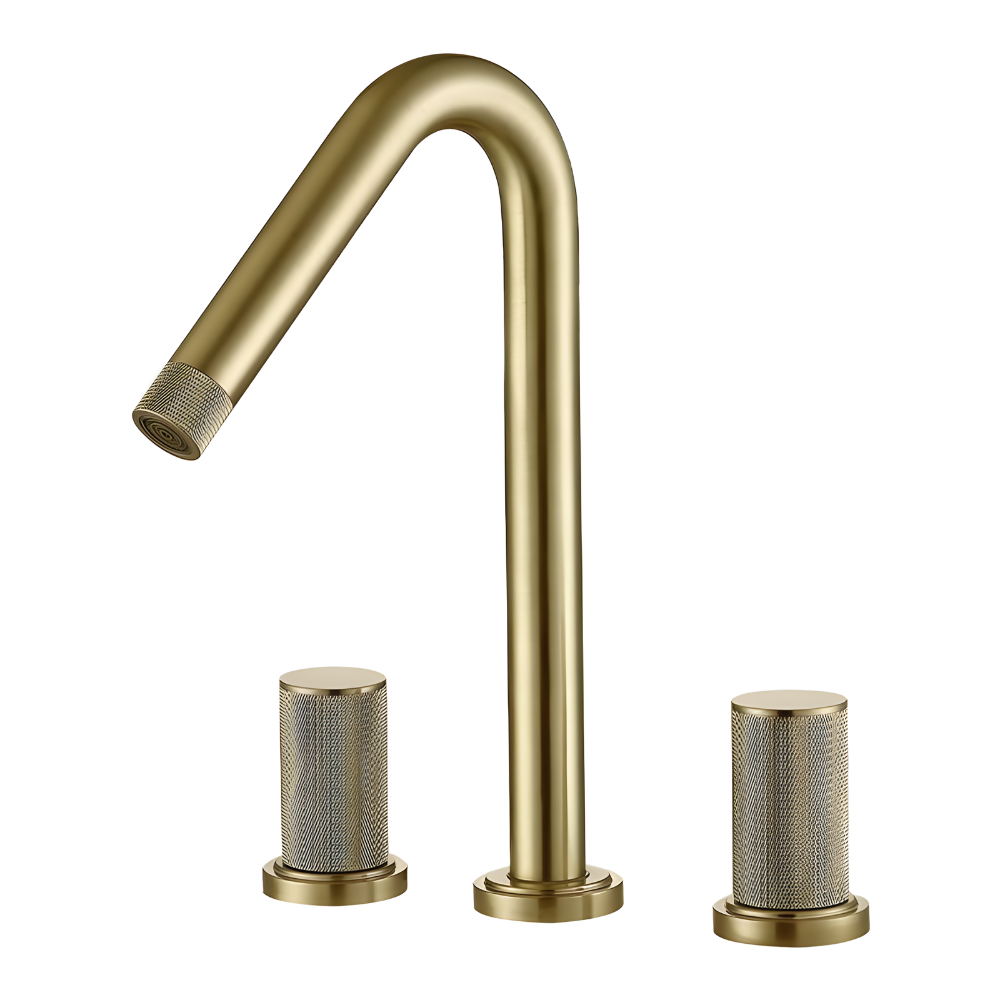Pirite Mitigeur de Lavabo Moleté, Design Industriel
