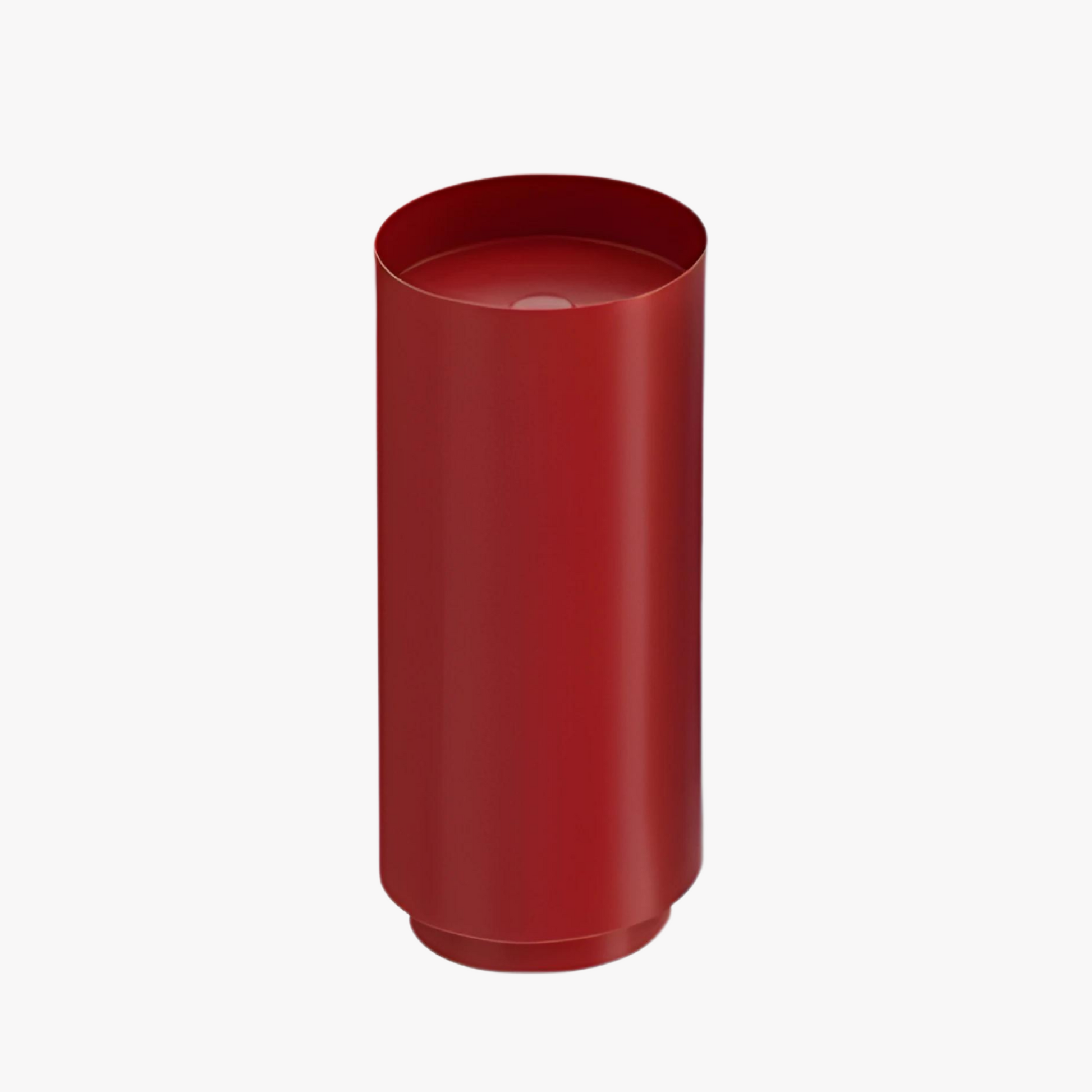 Vasque sur pied ronde sculpturale