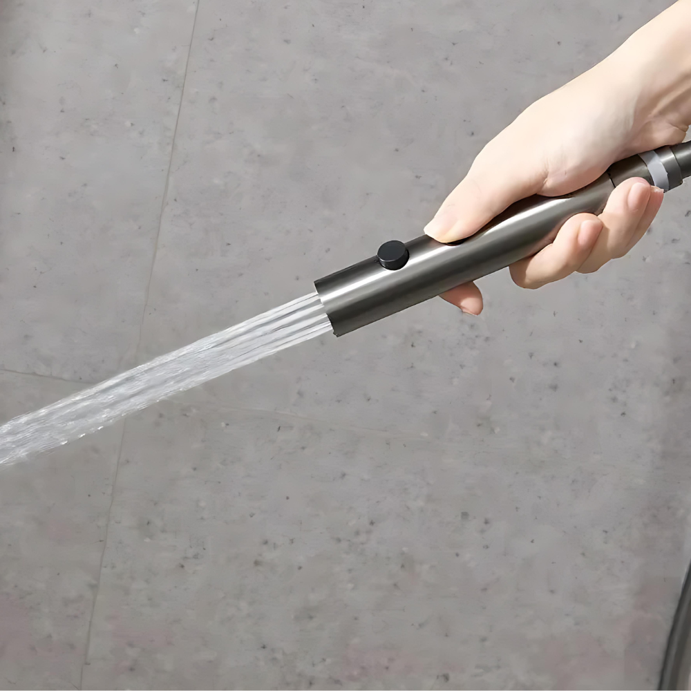 Colonne de douche pluie XXL avec fonction bidet