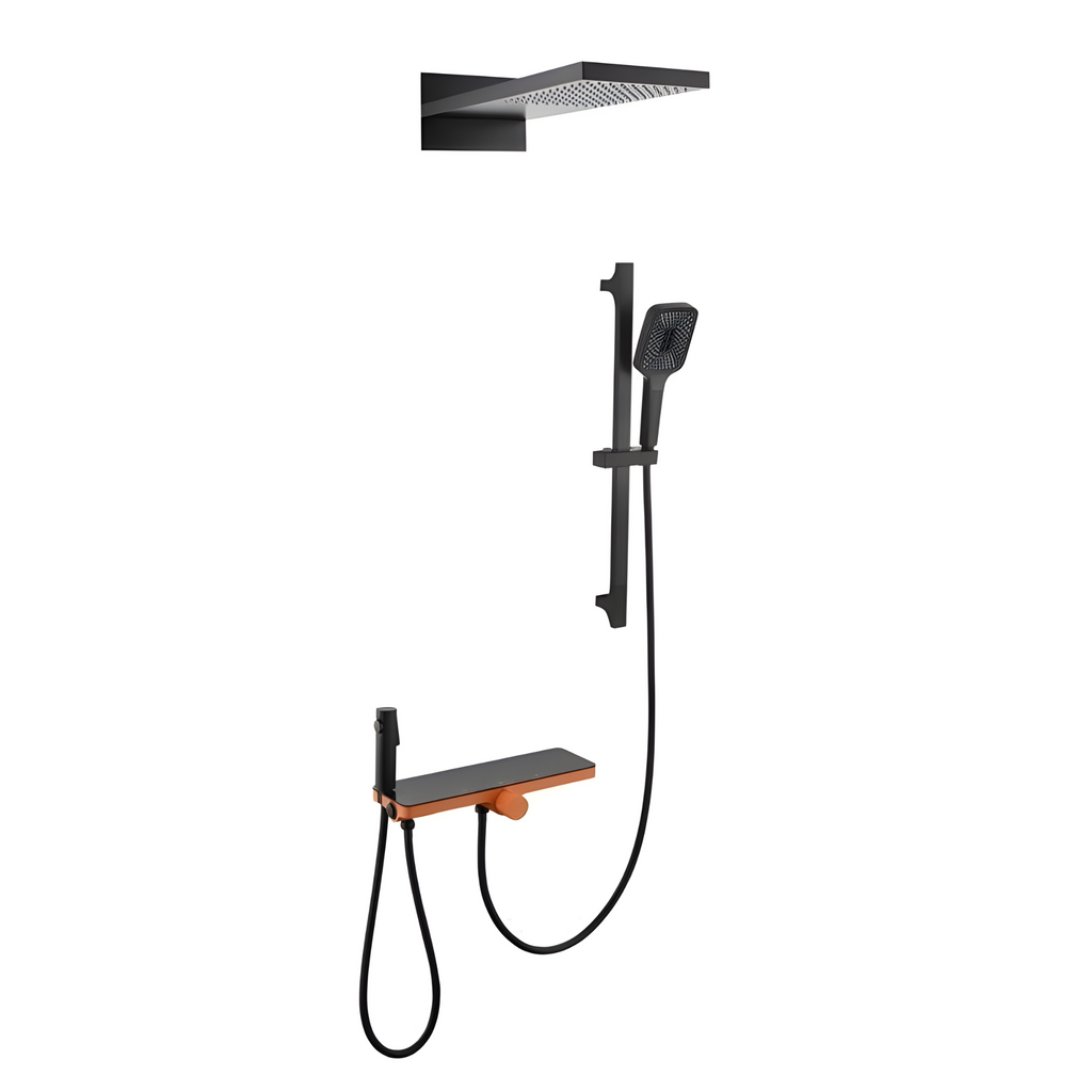 Colonne de douche avec bidet intégré