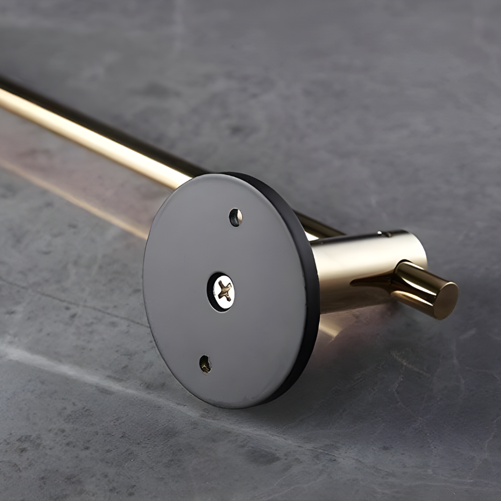 Barre de serviette ajustable en laiton
