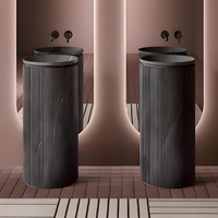 Vasque sur pied en marbre Pietra Grey