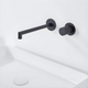 Mica Robinet de Lavabo Mural Moleté, 5 Finitions
