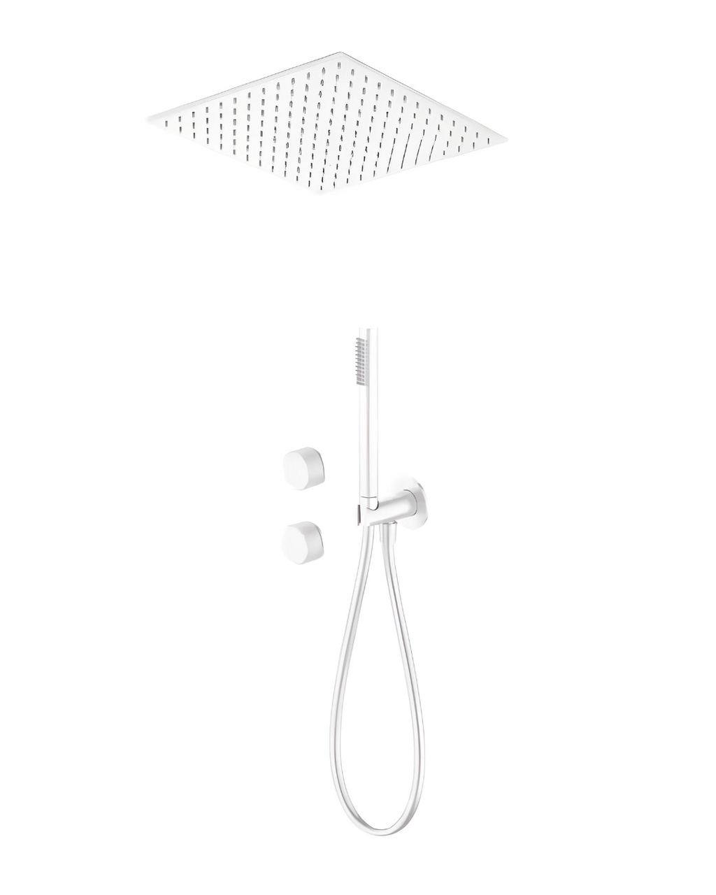 Colonne de douche encastrée plafond texture moletée