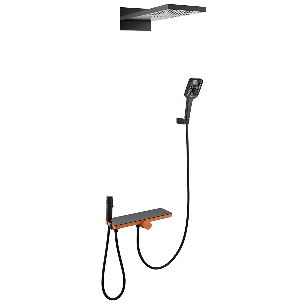 Colonne de douche avec bidet intégré