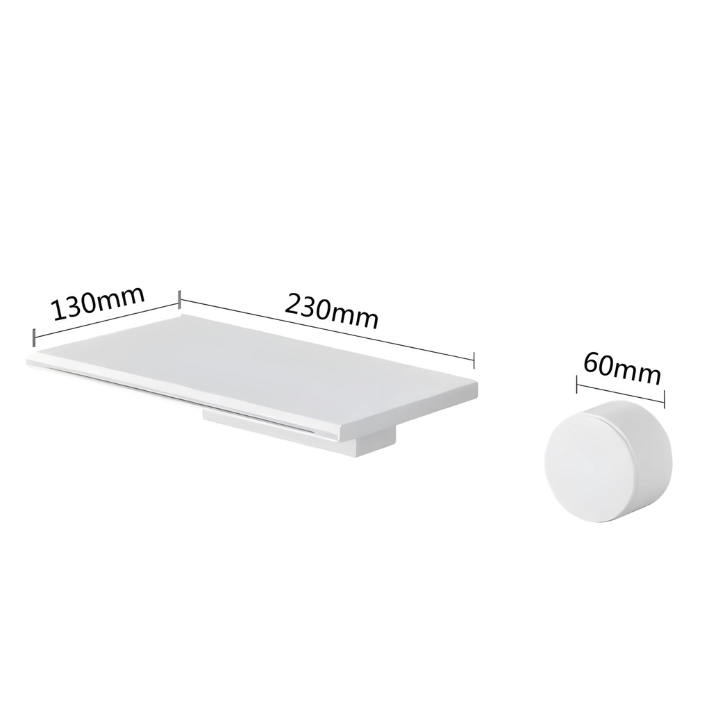 Magnetite Robinet de Lavabo Mural Moleté, 5 Finitions