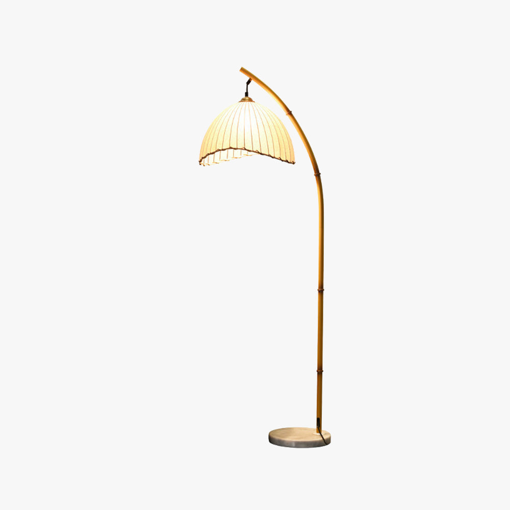 MODVE - Lampadaire, Métal et Tissu, Salon