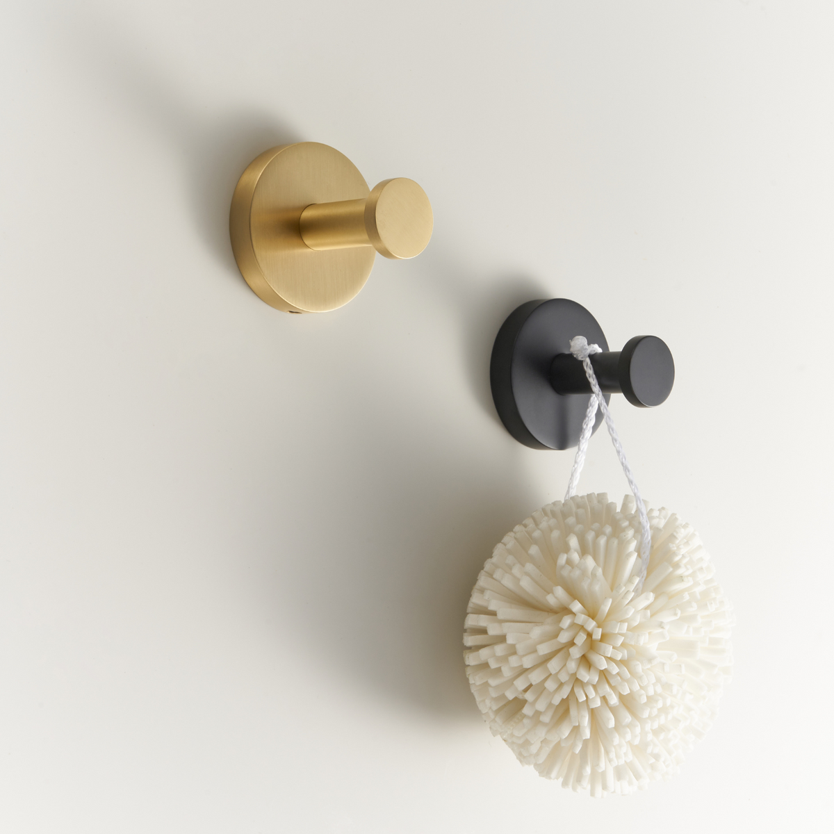 Accessoires de salle de bain laiton massif moleté