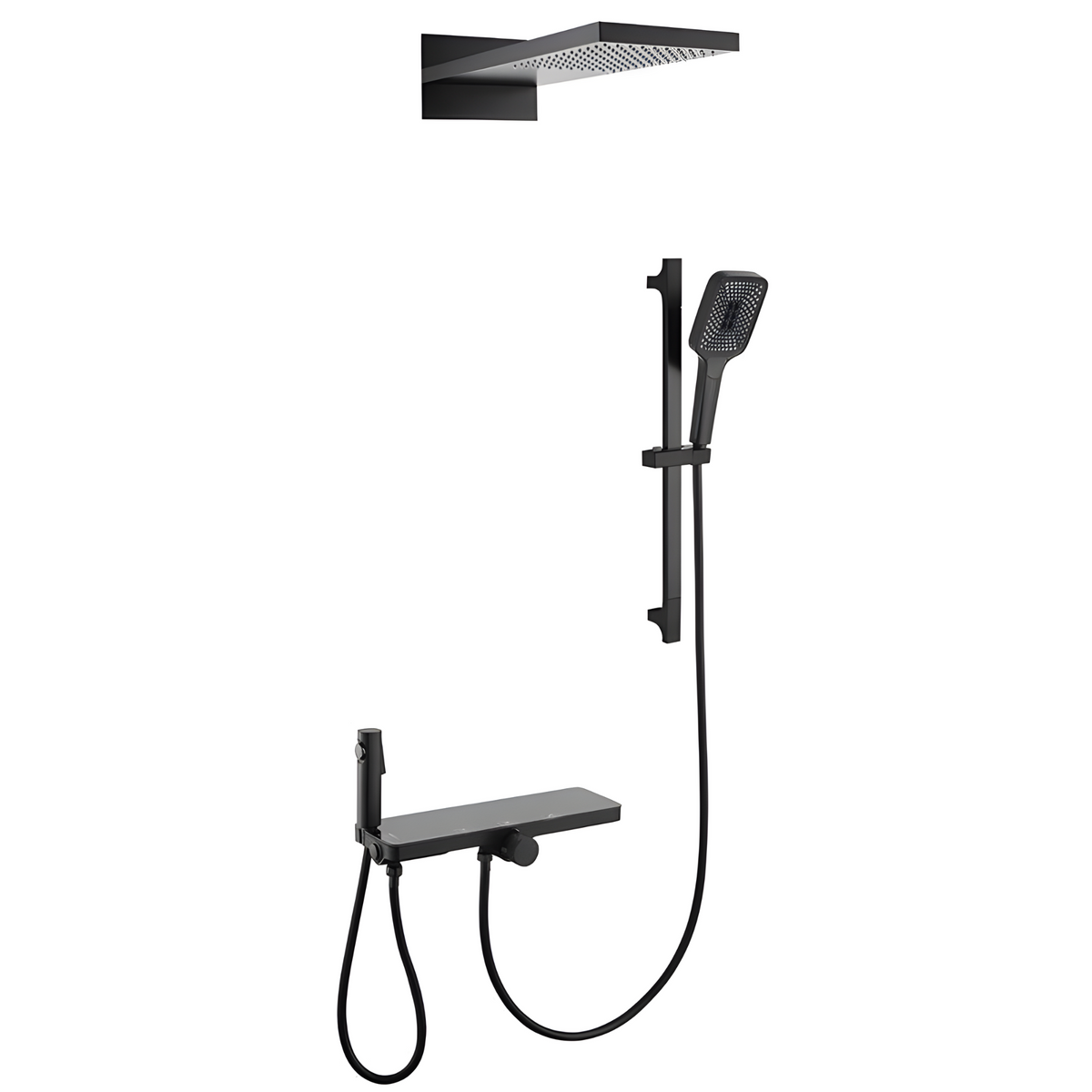 Colonne de douche avec bidet intégré