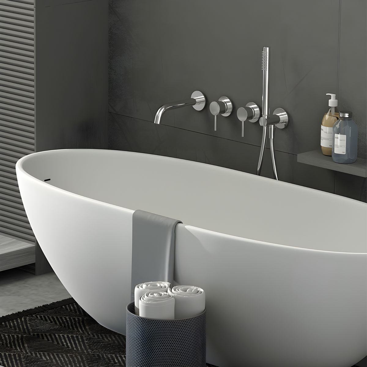 Robinet de baignoire encastré premium