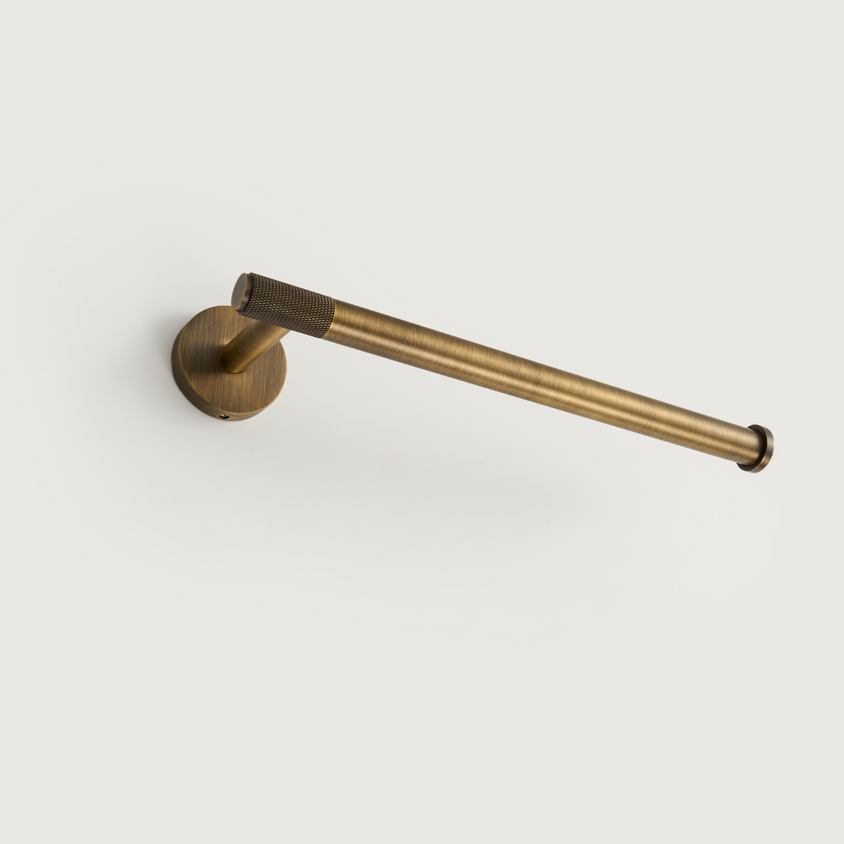 Accessoires de salle de bain laiton massif moleté