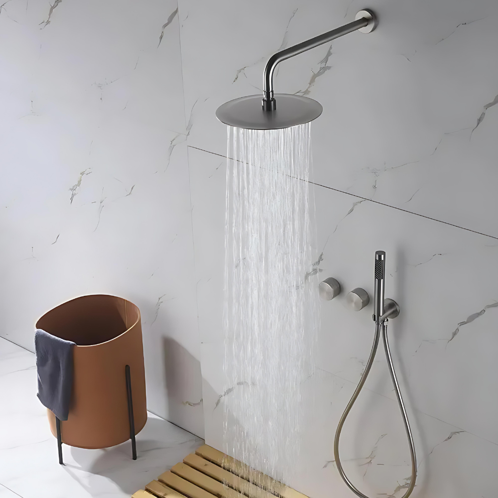 Colonne de douche murale ou plafond laiton massif