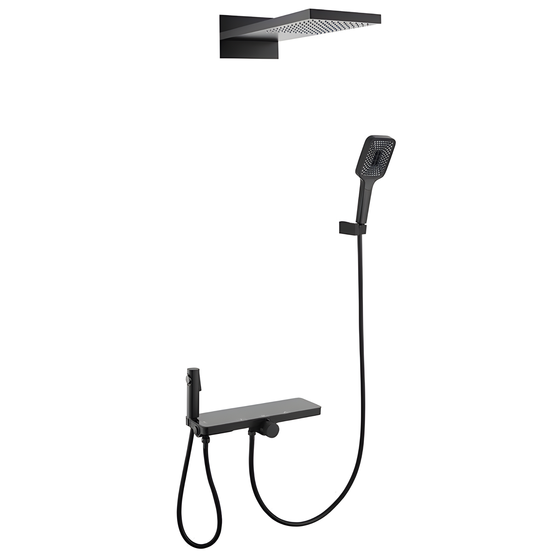 Colonne de douche avec bidet intégré