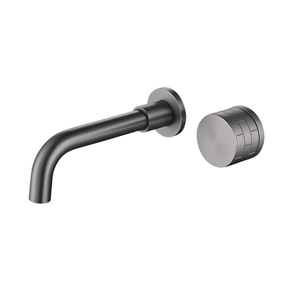 Azzurrite Robinet de Lavabo Mural, Laiton Massif, 5 Finitions