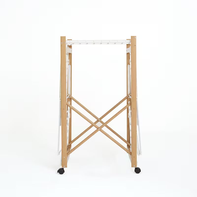 Étendoir à linge effet bois – élégant, robuste et pensé pour le quotidien