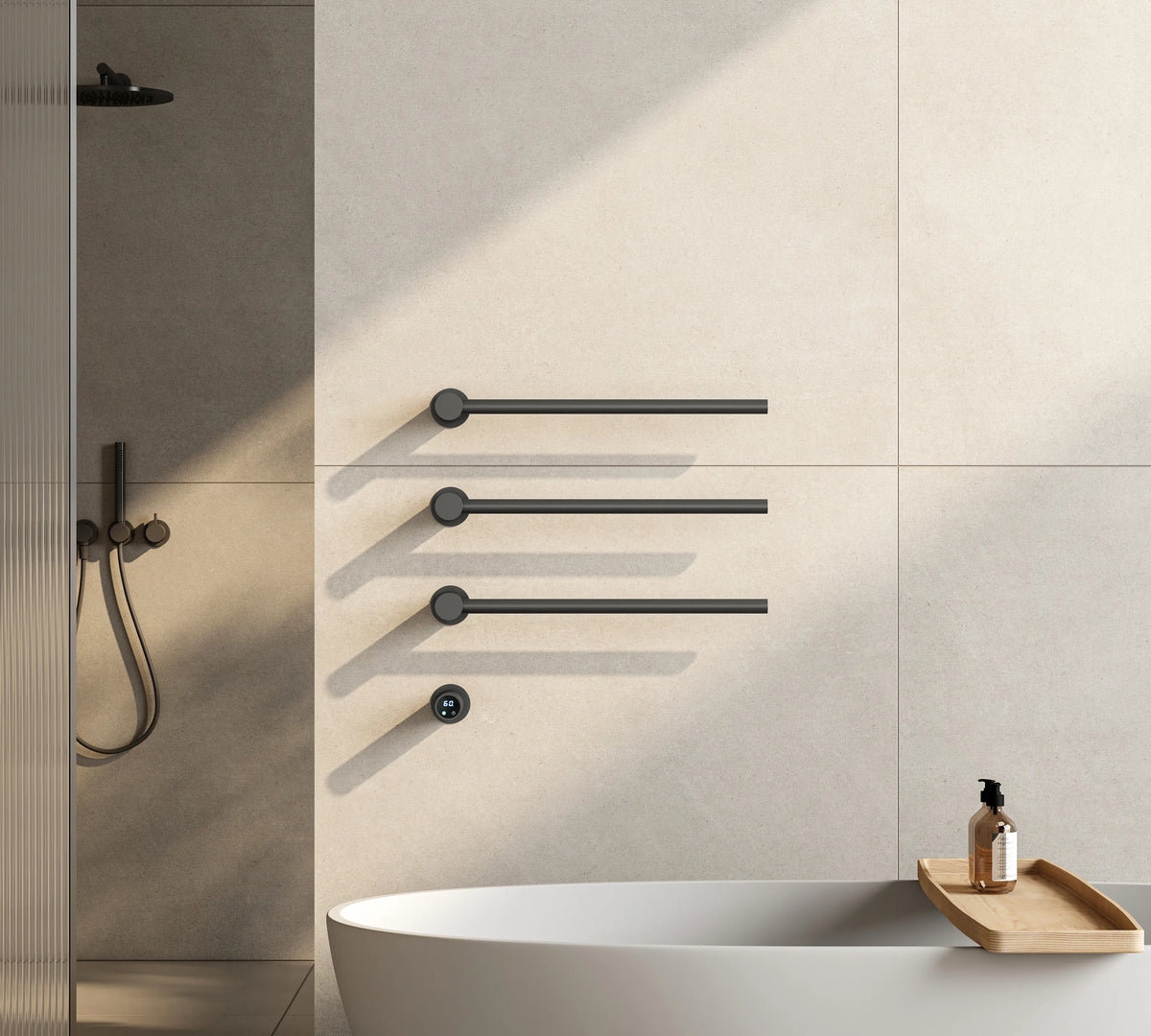 Aéraly ICONA – Design-Handtuchheizkörper Wi-Fi | 80–105–130W