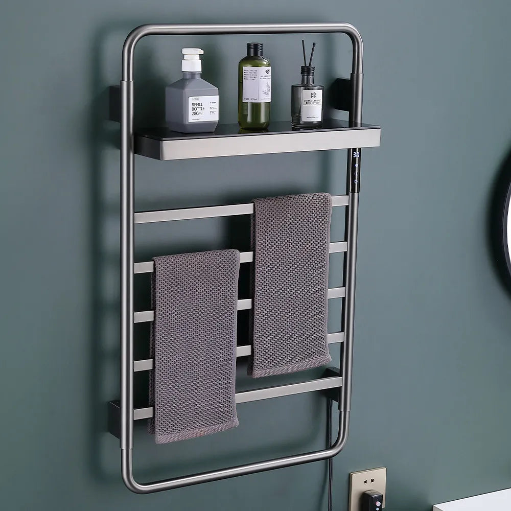Aéraly MENSOLA - Sèche-Serviette Électrique Programmable avec Étagère | 65W