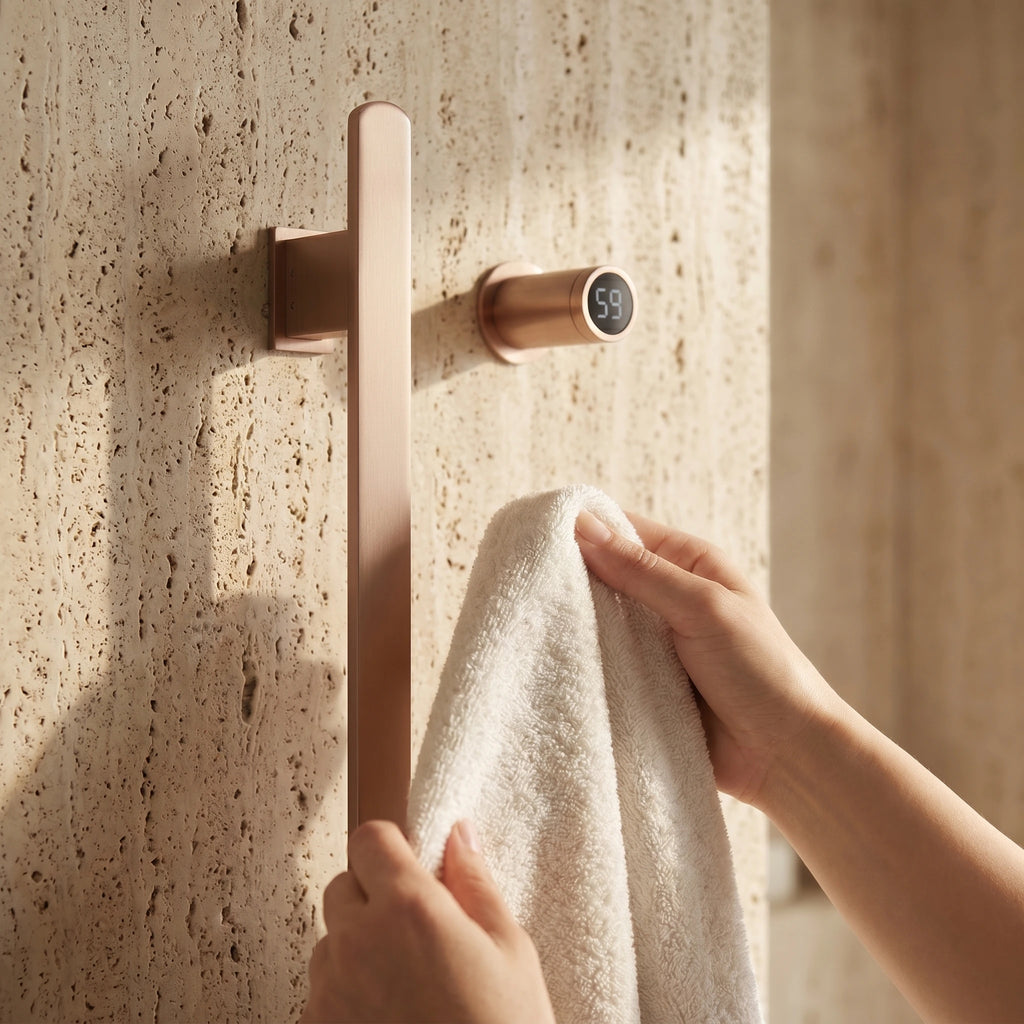 Aéraly CARBO I - Design-Handtuchwärmer WiFi | Kohlefaser | 50W