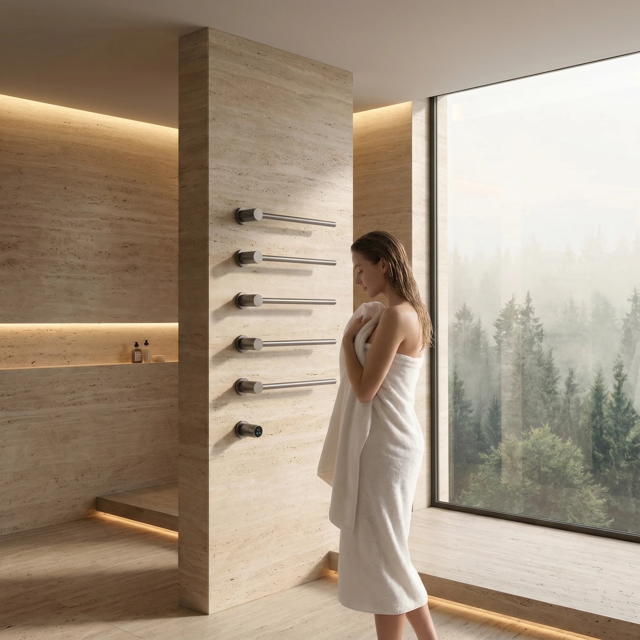 Aeraly ICONA – Designer Wi-Fi Towel Radiator | 80–105–130W