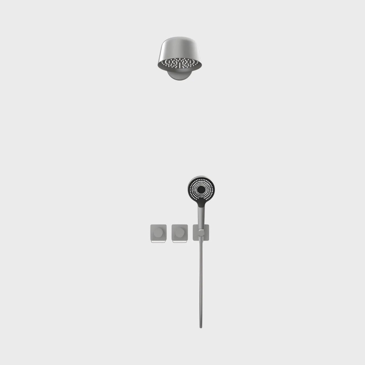 Mitigeur de Douche mural anthracite