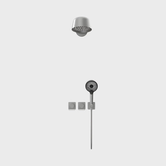 Mitigeur de Douche mural anthracite